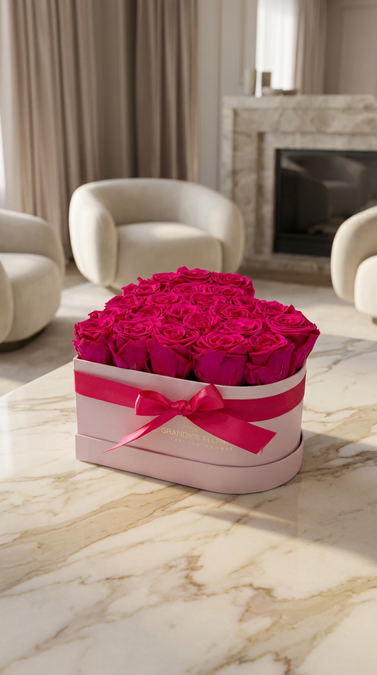 Heart Classic Quartz Pink Box