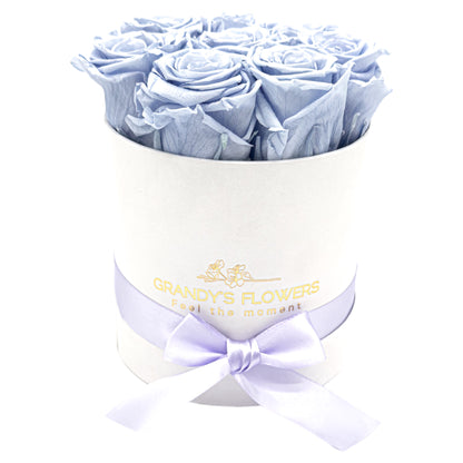 White Round Box